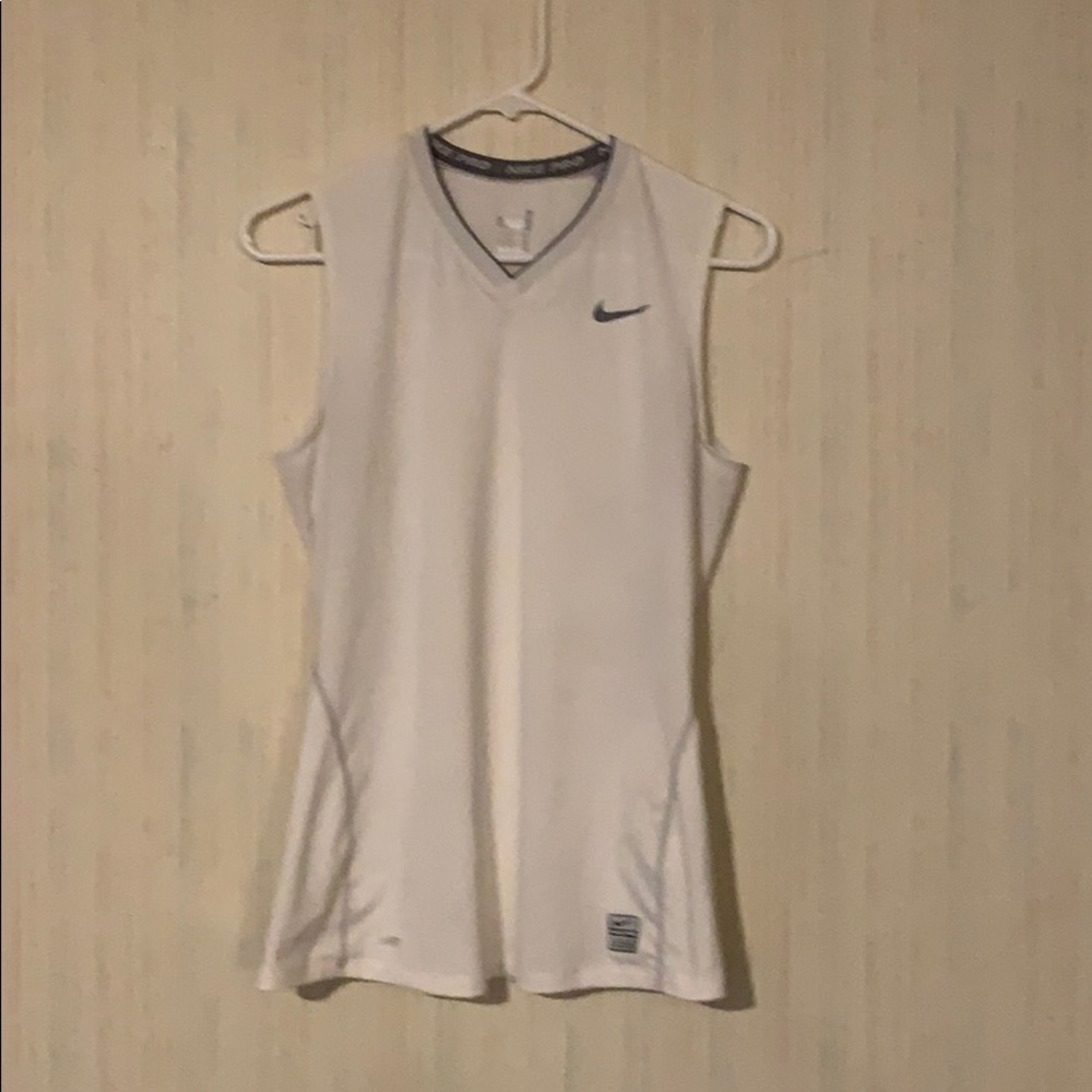 Nike Pro v-neck muscle tank top